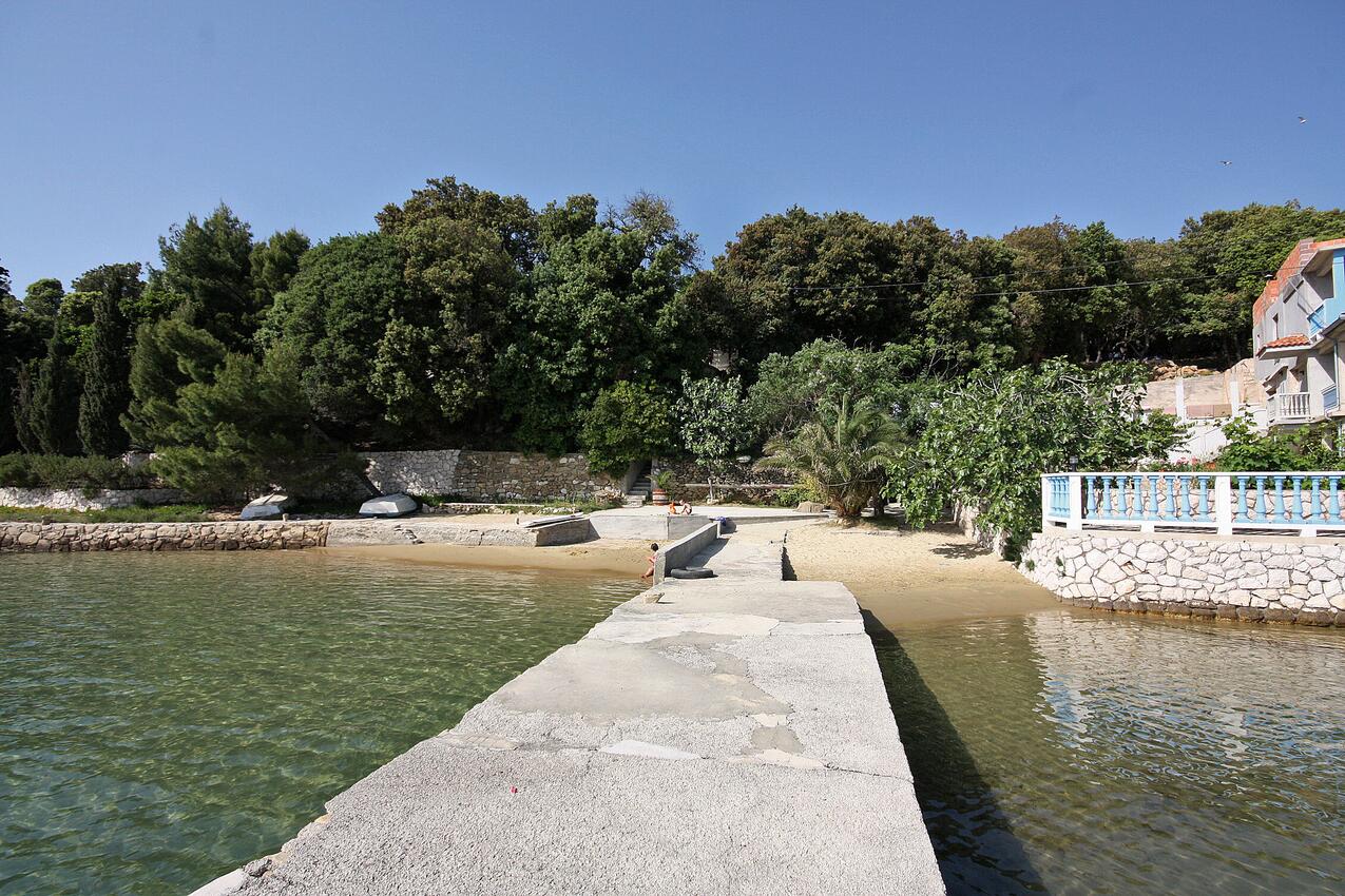 Nächster Strand - Ferienwohnungen und Zimmer am Meer Supetarska Draga - Gonar, Rab