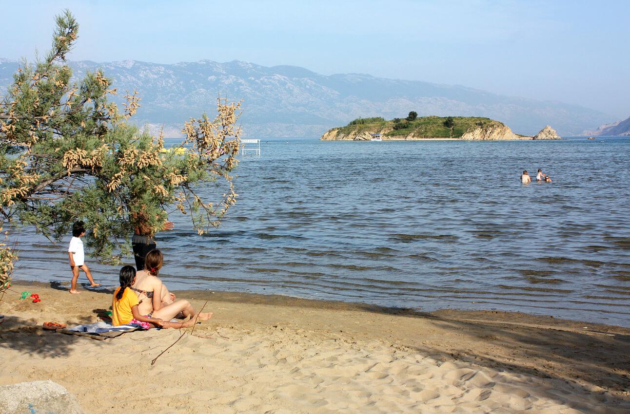 Nearest beach - Apartments for families with children Lopar, Rab