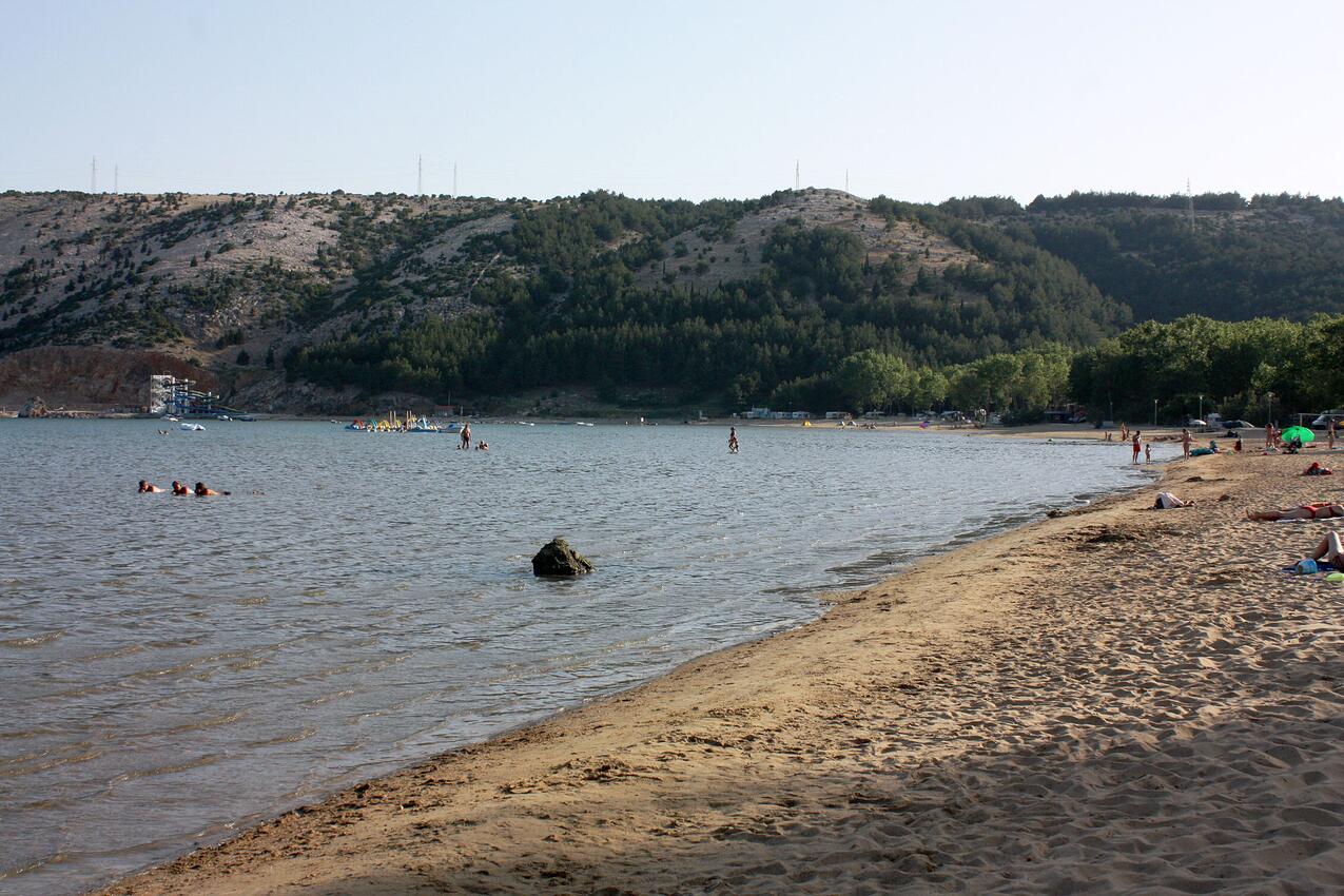 Nearest beach - Apartments for families with children Lopar, Rab