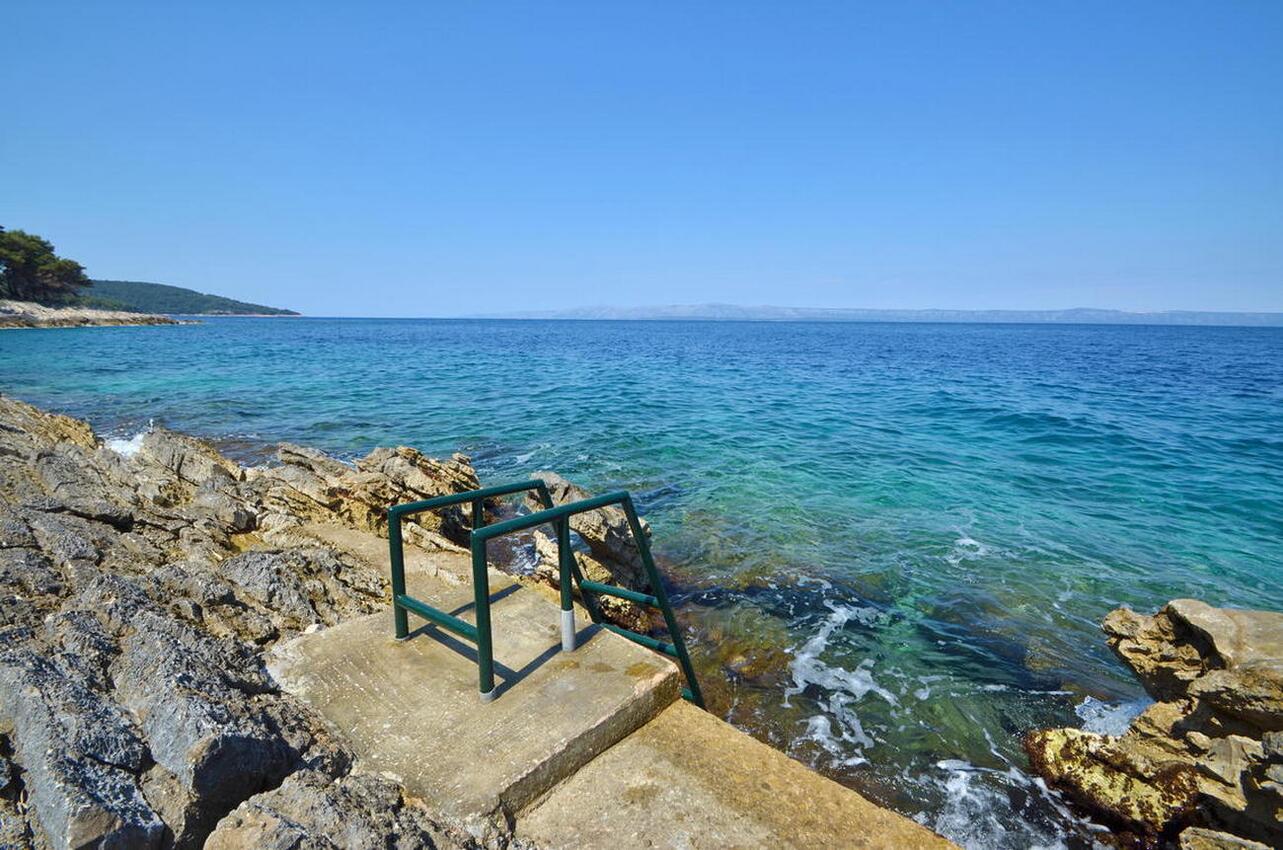Nächster Strand - Ferienwohnung am Meer im Robinson Crusoe Stil Bucht Vela Borova, Korcula