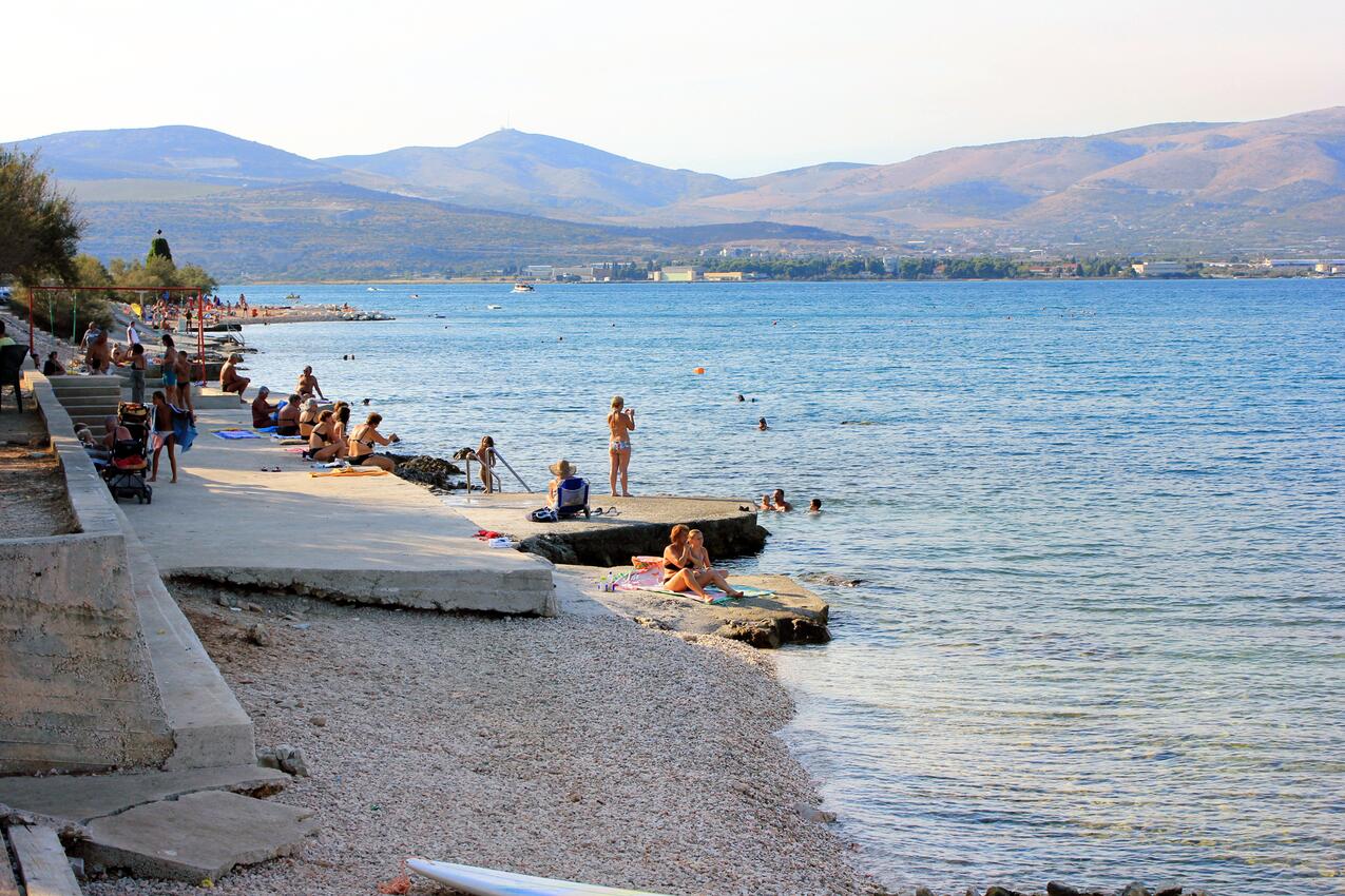 Nearest beach - Apartments by the sea Slatine, Čiovo