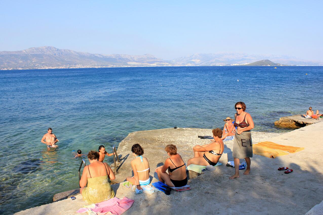Nearest beach - Apartments by the sea Slatine, Čiovo