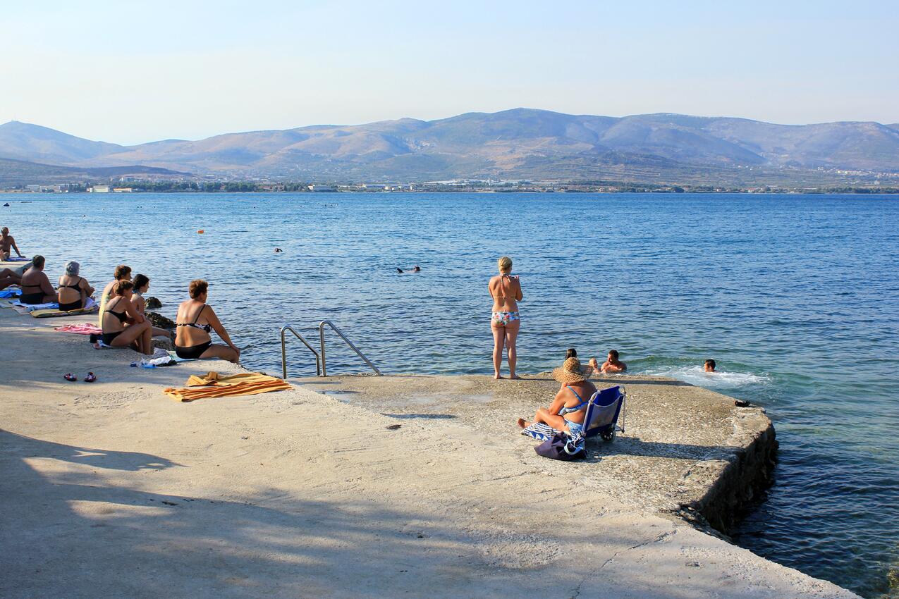 Nearest beach - Apartments by the sea Slatine, Čiovo