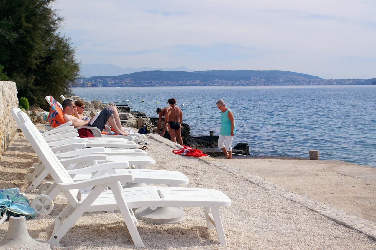 La spiaggia più vicina - Appartamenti accanto al mare Seget Vranjica, Traù - Trogir