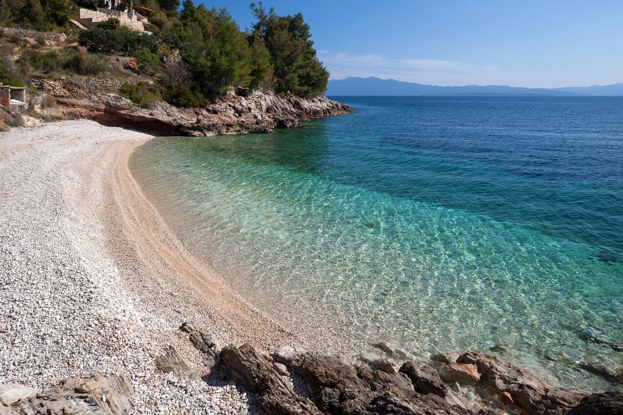 La spiaggia più vicina - Casa accanto al mare per famiglia con bambini Baia Tvrdni Dolac, Lesina - Hvar