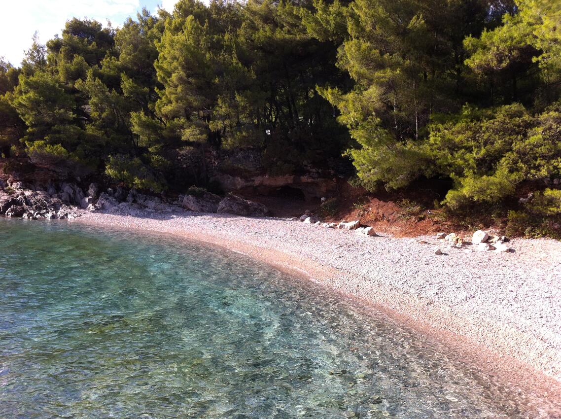 La spiaggia più vicina - Appartamenti robinsoniani accanto al mare Zavala, Lesina - Hvar