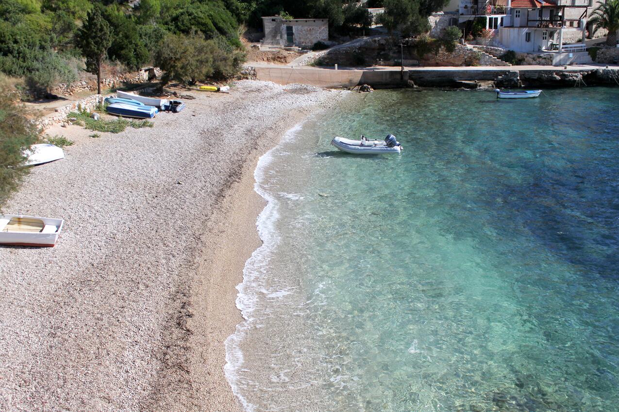 La spiaggia più vicina - Appartamenti robinsoniani accanto al mare Baia Tvrdni Dolac, Lesina - Hvar