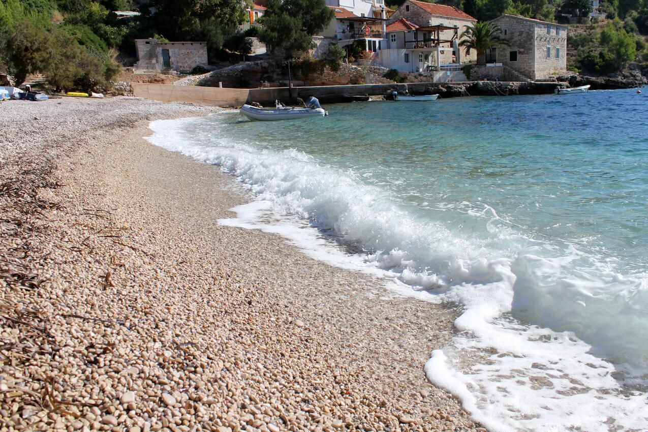 La spiaggia più vicina - Appartamenti robinsoniani accanto al mare Baia Tvrdni Dolac, Lesina - Hvar