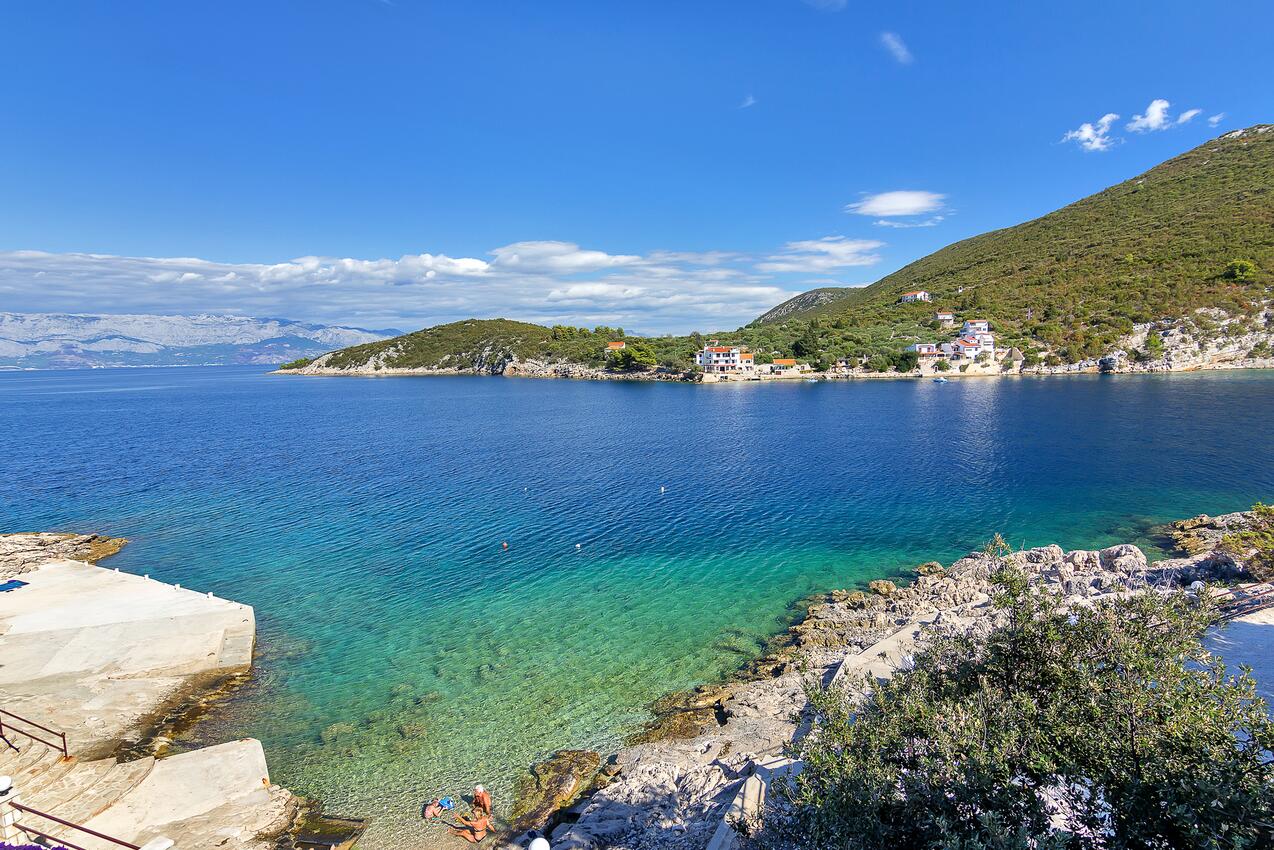 Nejbližší pláž - Apartmány u moře Zátoka Pokrivenik, Hvar
