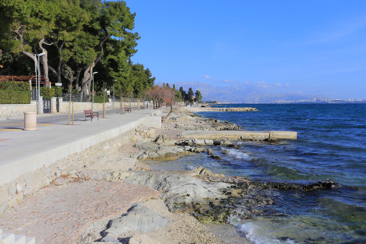 La spiaggia più vicina - Appartamenti accanto al mare per famiglie Kastel Stari, Castelli - Kaštela