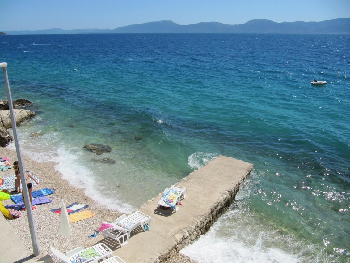 La spiaggia più vicina - Appartamenti e camere con piscina Brist, Macarsca - Makarska