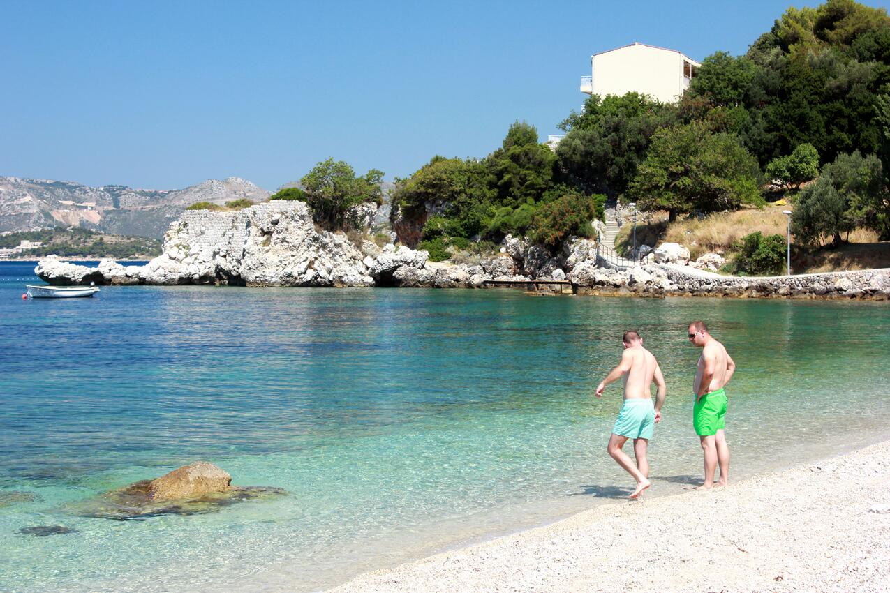 La spiaggia più vicina - Appartamenti accanto al mare Plat, Ragusa - Dubrovnik