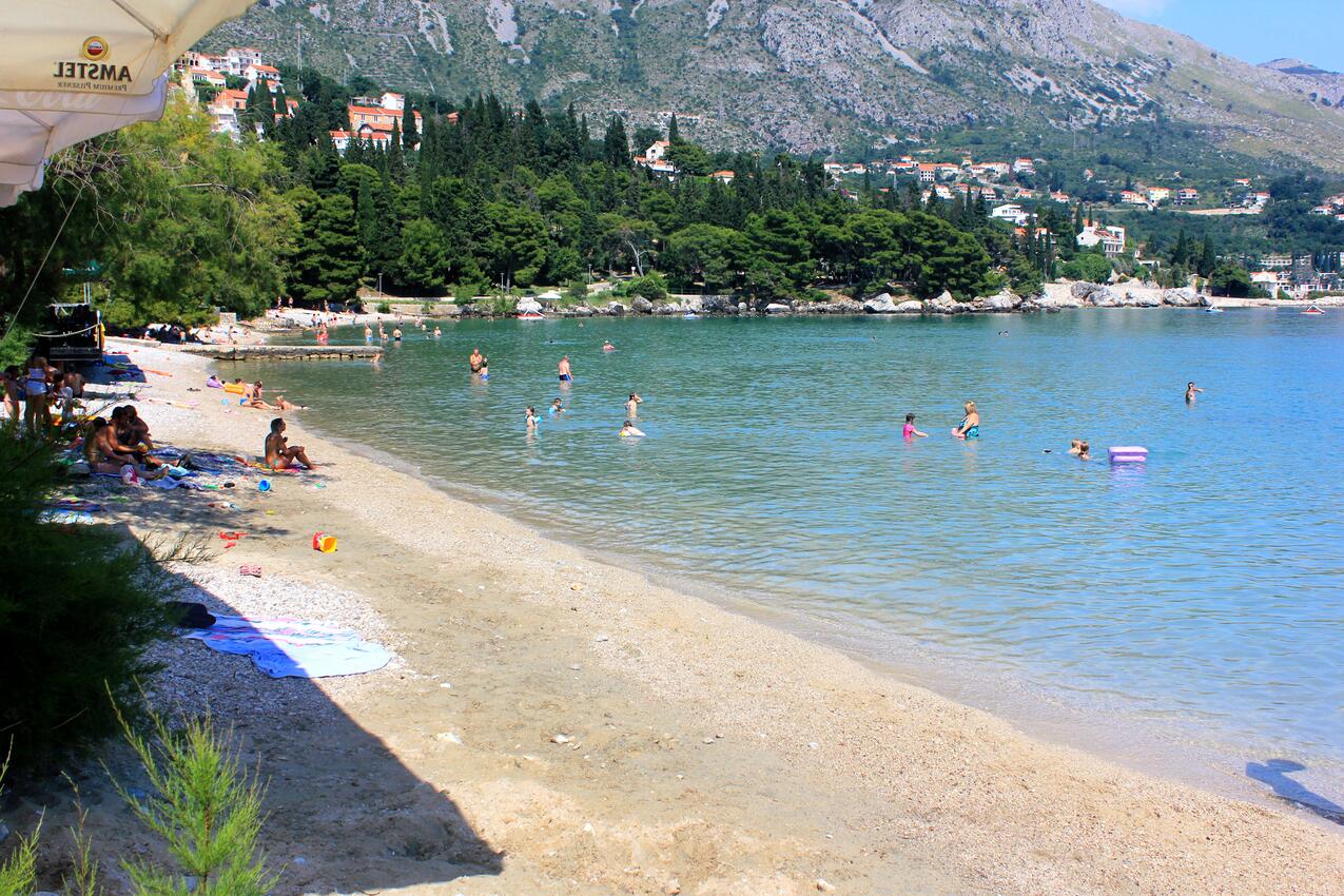 Nejbližší pláž - Rodinné apartmány s bazénem Mlini, Dubrovník - Dubrovnik