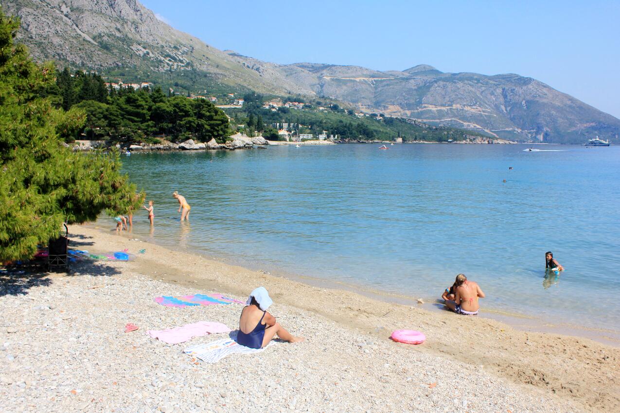 Nejbližší pláž - Rodinné apartmány s bazénem Mlini, Dubrovník - Dubrovnik