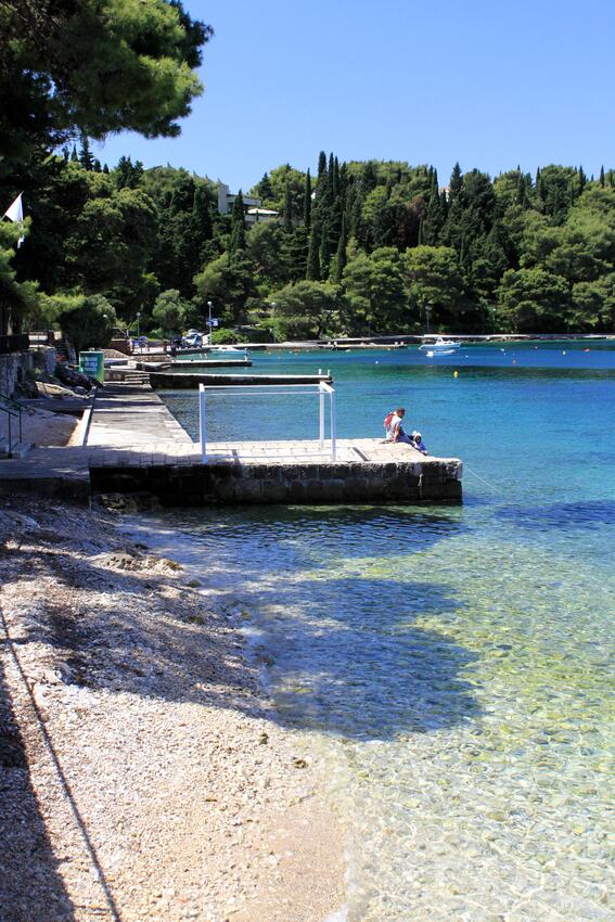 Nearest beach - Apartments with parking spaces Cavtat, Dubrovnik