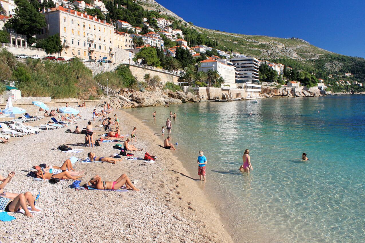 Nejbližší pláž - Apartmány s parkovištěm Dubrovník - Dubrovnik