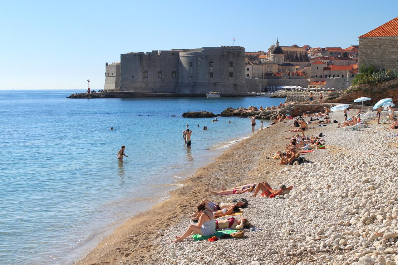 Nejbližší pláž - Apartmány s parkovištěm Dubrovník - Dubrovnik