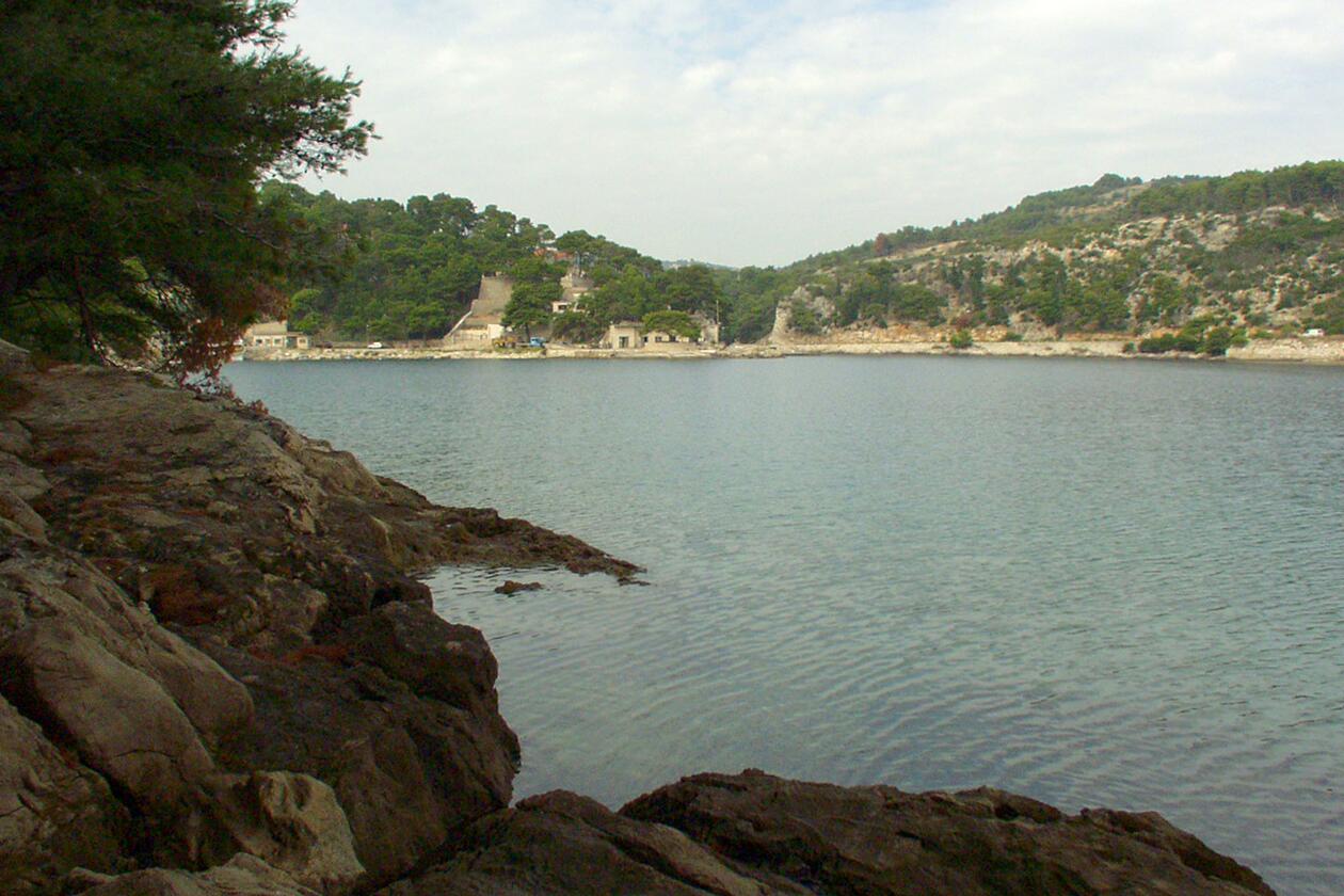 Nächster Strand - Haus am Meer mit Pool für Familien Puntinak, Brac