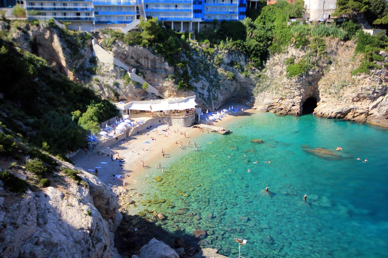 Najbližja plaža - Apartmaji z internetom Dubrovnik