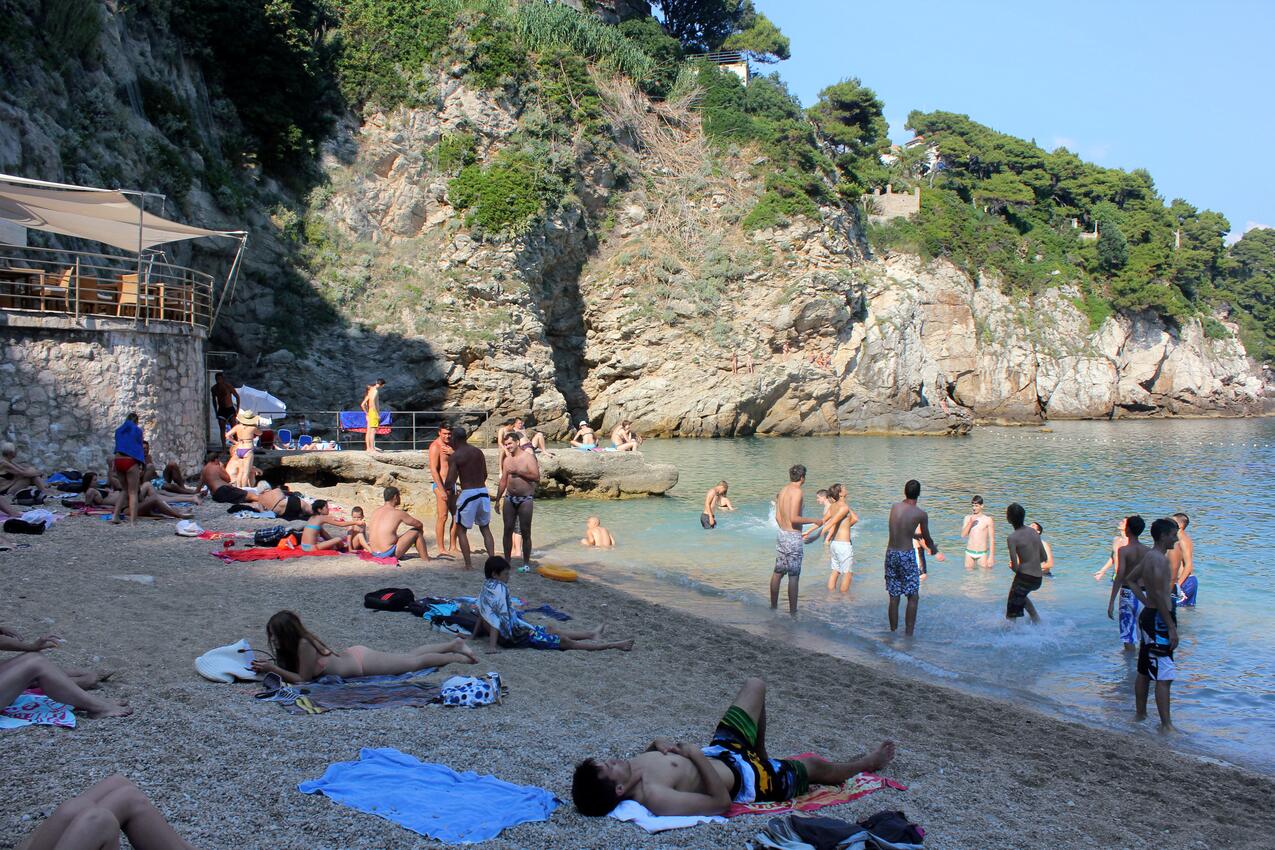 Najbližja plaža - Apartmaji z internetom Dubrovnik