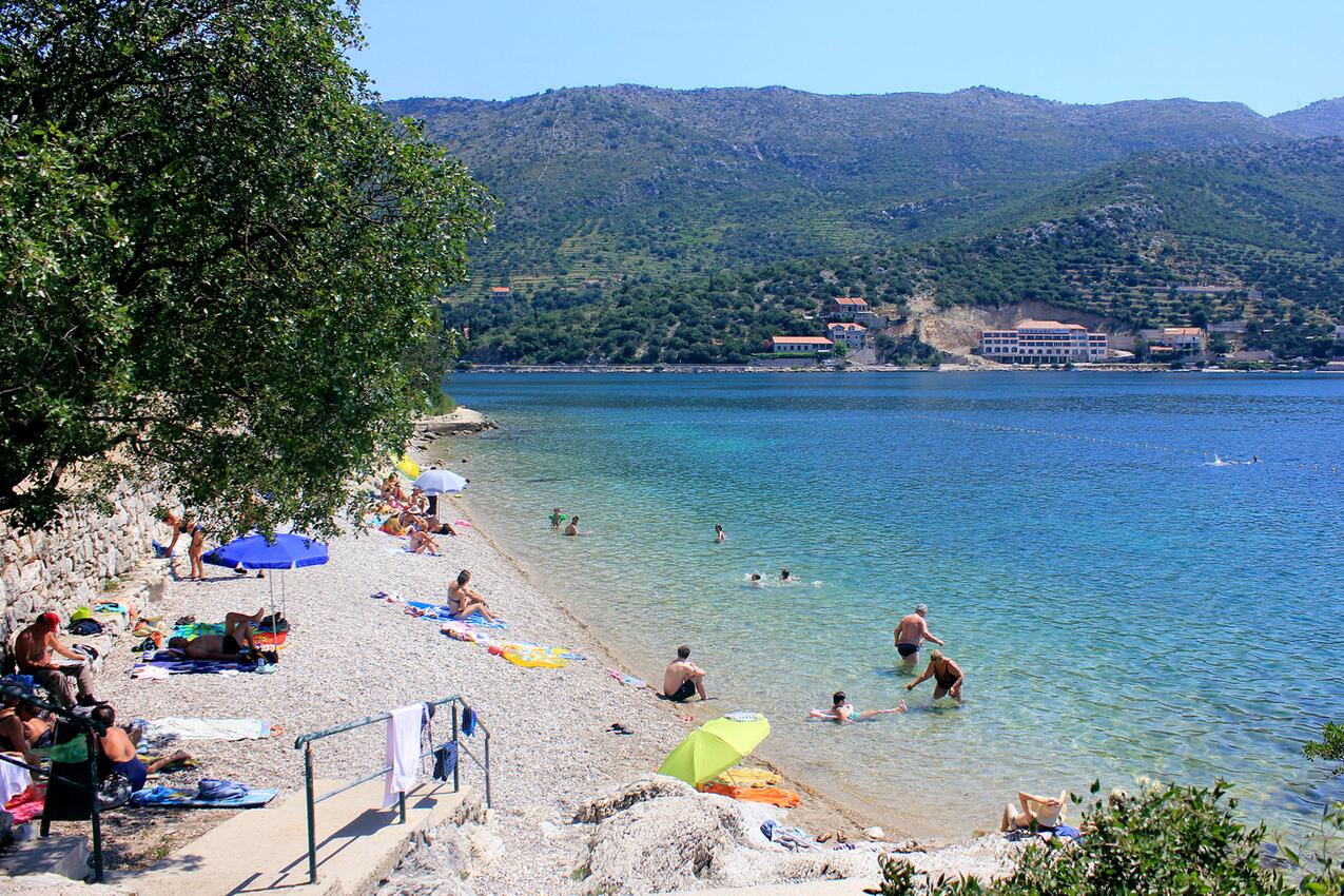 Najbliža plaža - Apartmani uz more Zaton Veliki, Dubrovnik