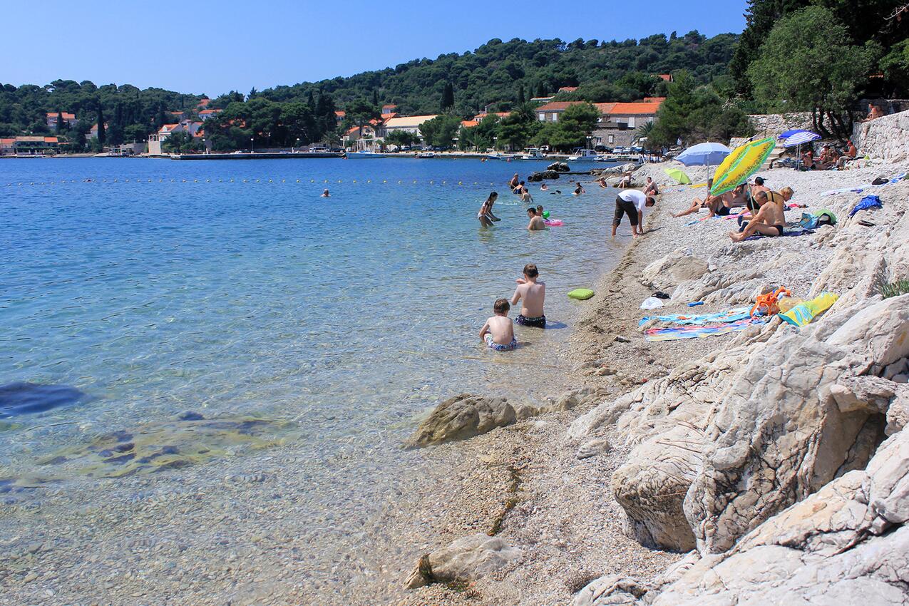 Najbliža plaža - Apartmani uz more Zaton Veliki, Dubrovnik
