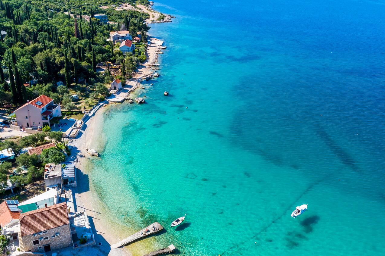 La spiaggia più vicina - Casa vacanze accanto al mare Sladenovici, Ragusa - Dubrovnik