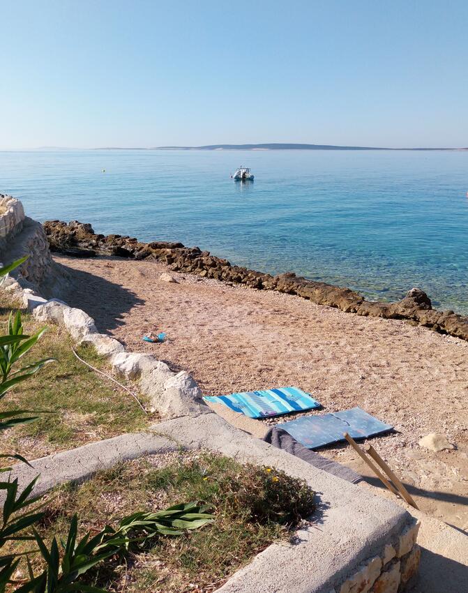 La spiaggia più vicina - Appartamenti con piscina per famiglie Mandre, Pago - Pag