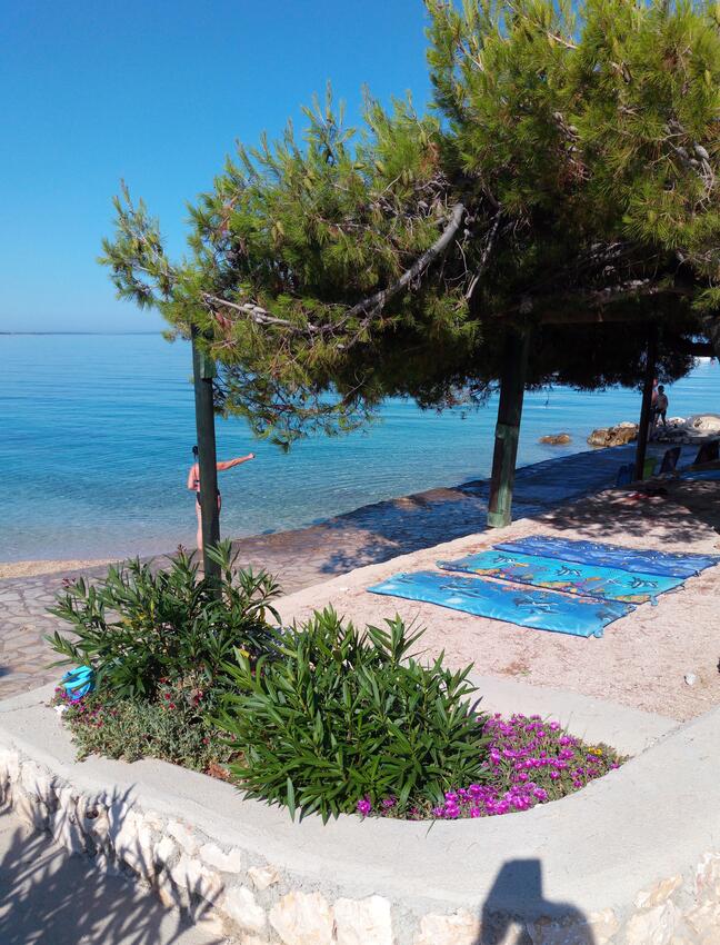 La spiaggia più vicina - Appartamenti con piscina per famiglie Mandre, Pago - Pag