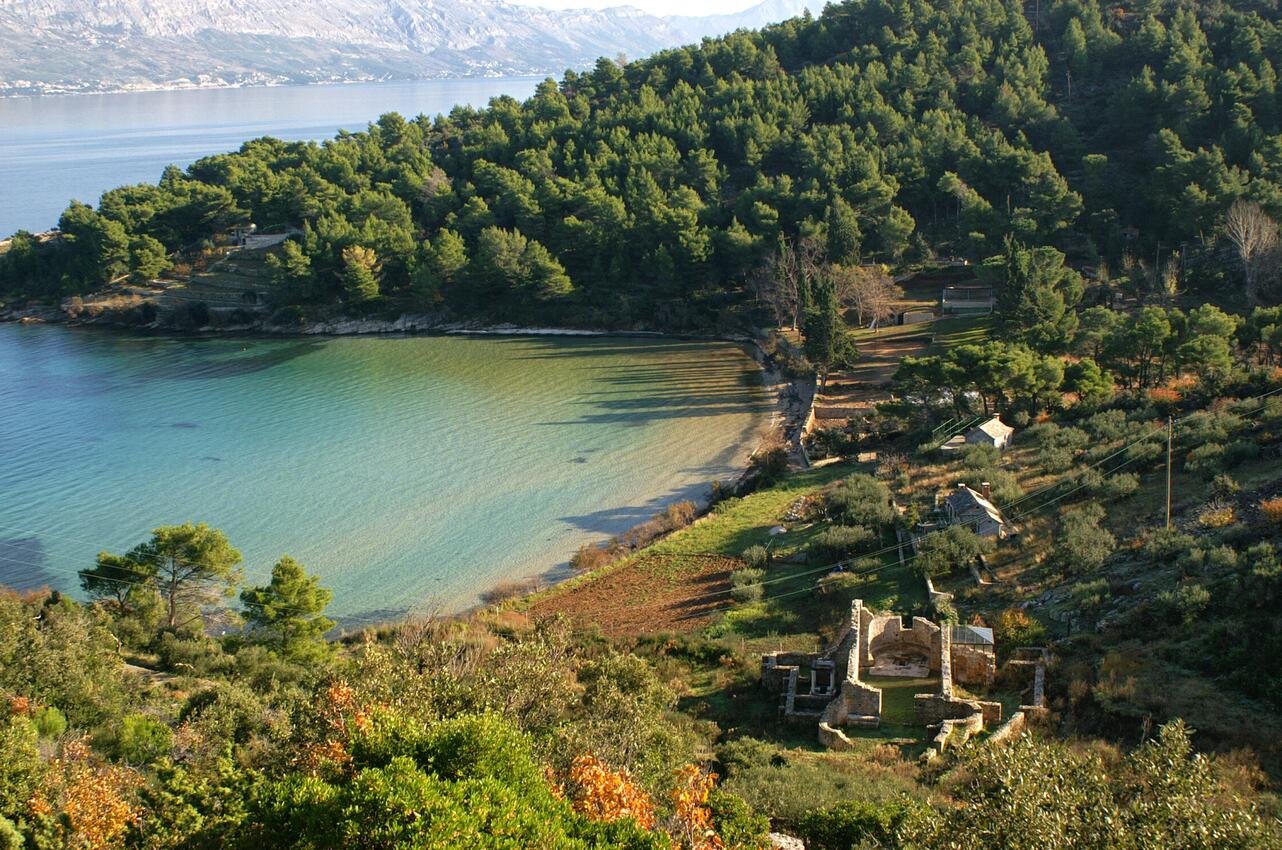 La spiaggia più vicina - Casa per il turismo robinsoniano isolata Postire - Postira, Brazza - Brač