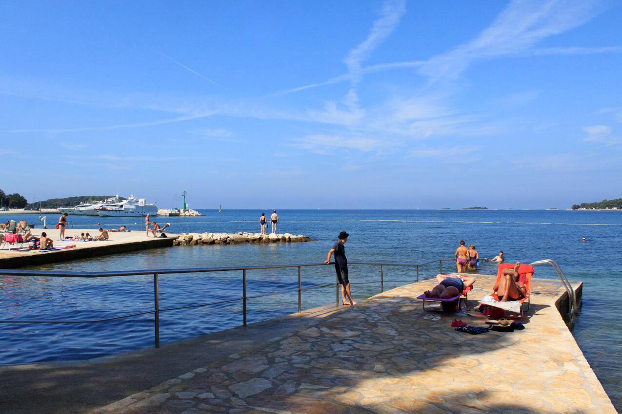 Nächster Strand - Ferienwohnungen mit Parkplatz Mugeba, Porec