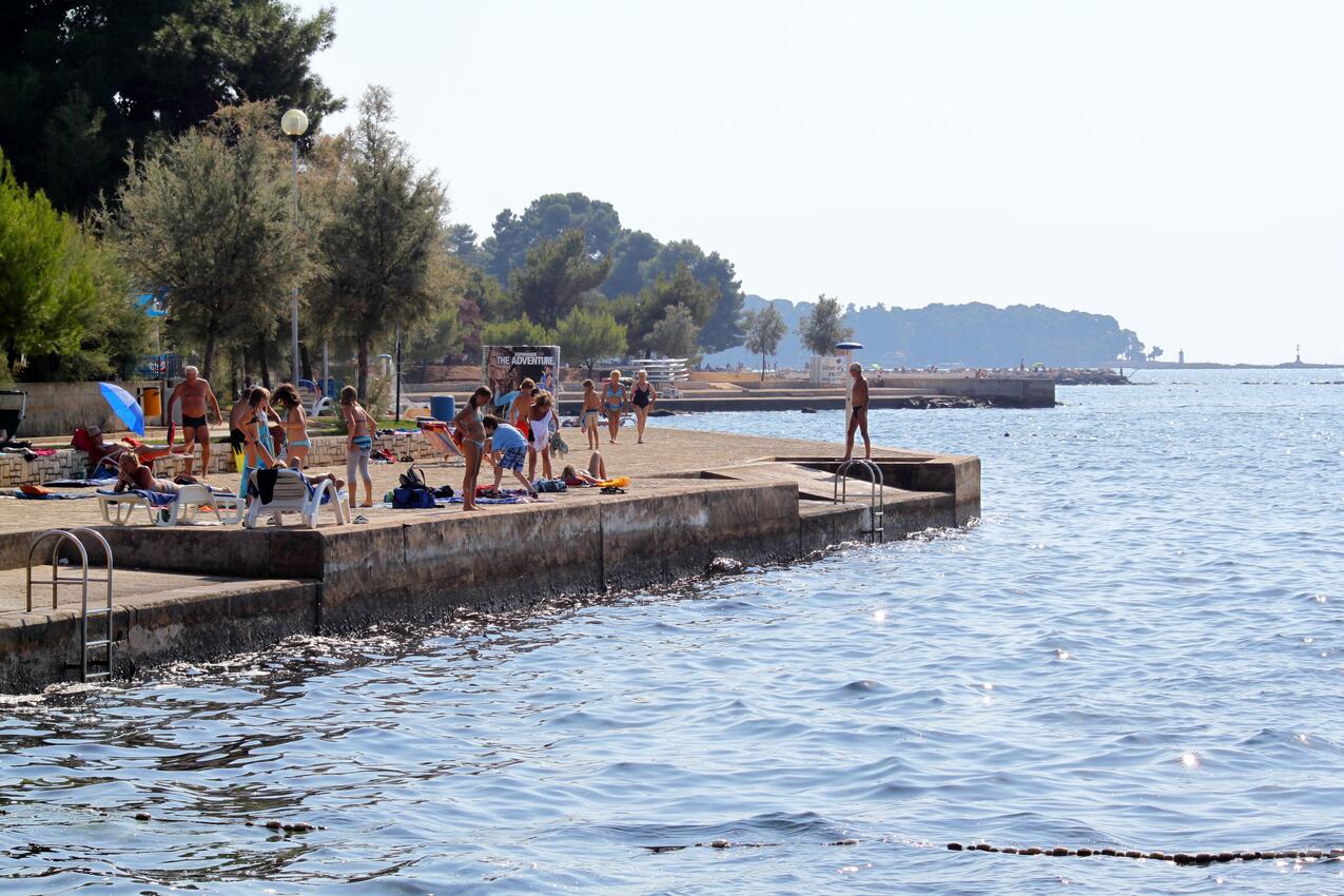 Najbliža plaža - Apartmani s parkingom Kukci, Poreč