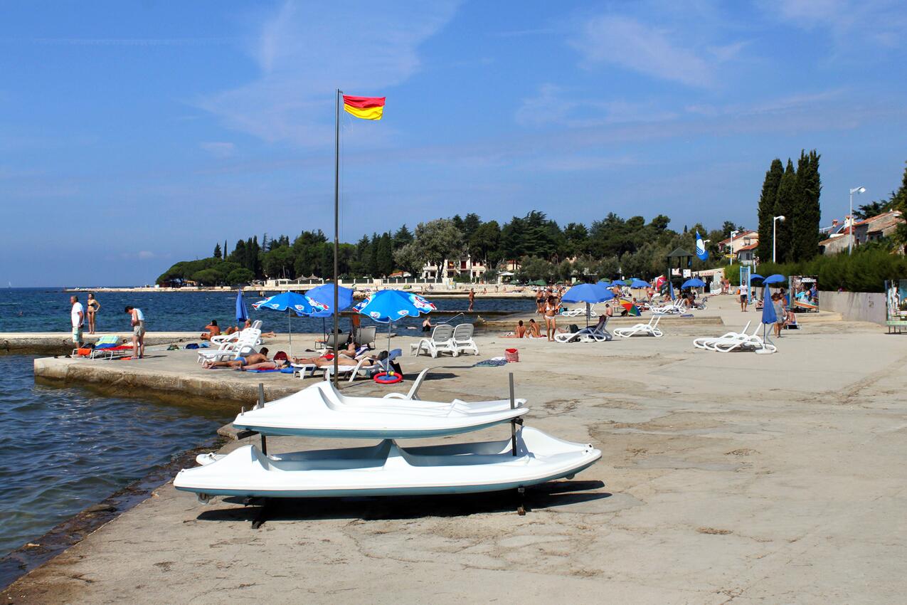 Najbliža plaža - Apartmani s parkingom Kukci, Poreč