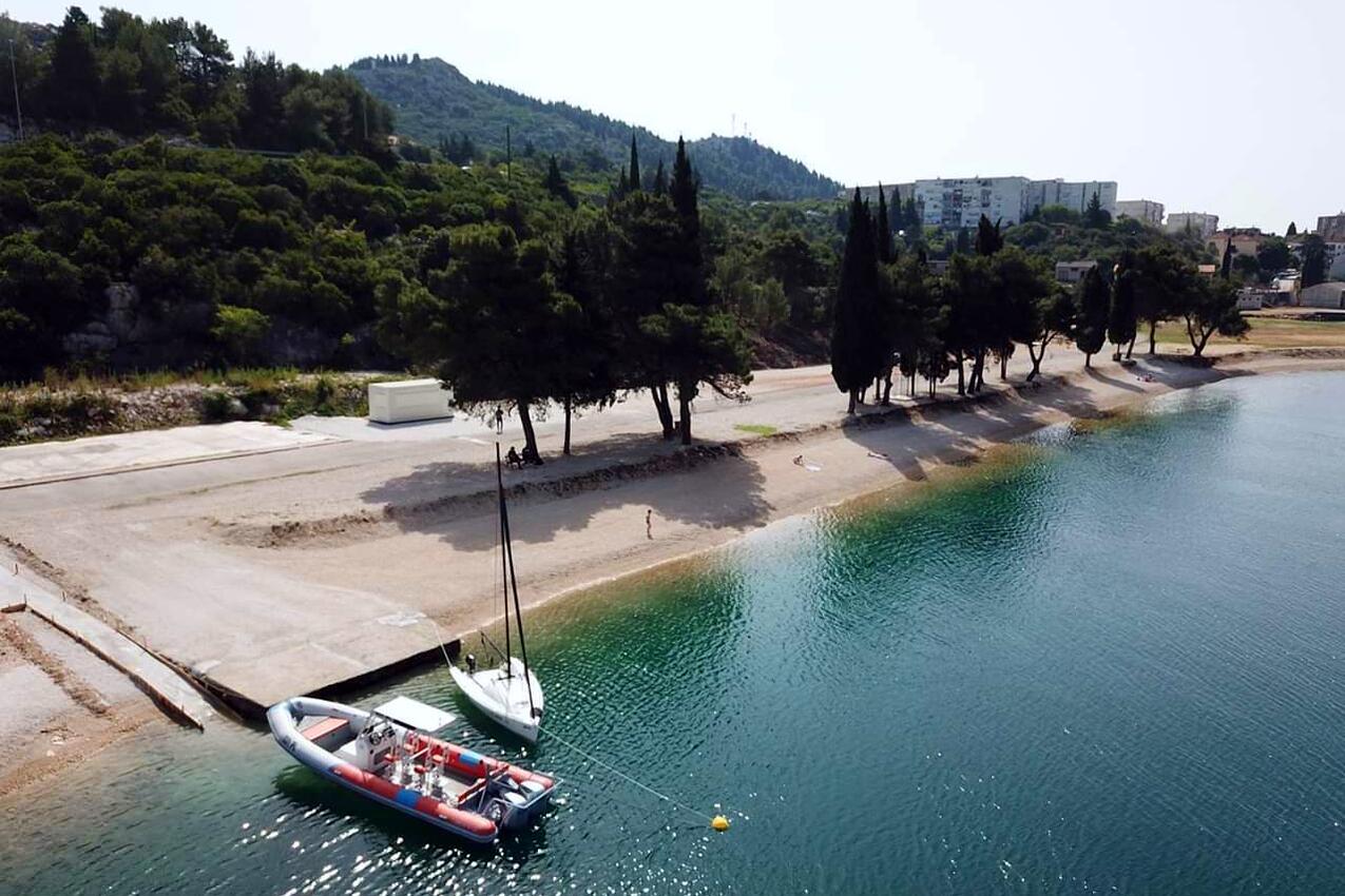 Najbliższa plaża - Apartamenty nad morzem Ploce, Usce Neretve
