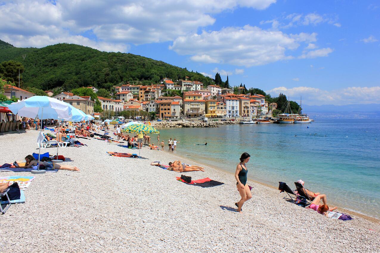 Nächster Strand - Ferienwohnungen mit Parkplatz Moscenice, Opatija