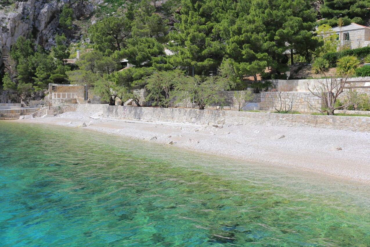 La spiaggia più vicina - Casa vacanze con parcheggio Kostanje, Almissa - Omiš