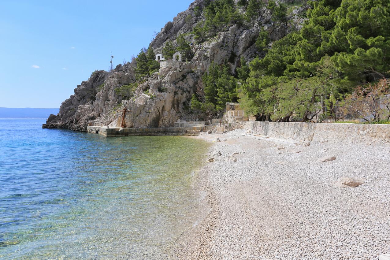 La spiaggia più vicina - Casa vacanze con parcheggio Kostanje, Almissa - Omiš