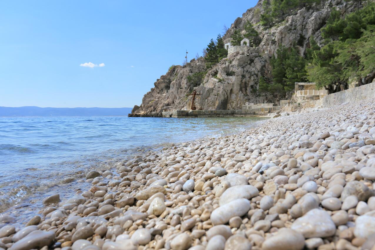 La spiaggia più vicina - Casa vacanze con parcheggio Kostanje, Almissa - Omiš