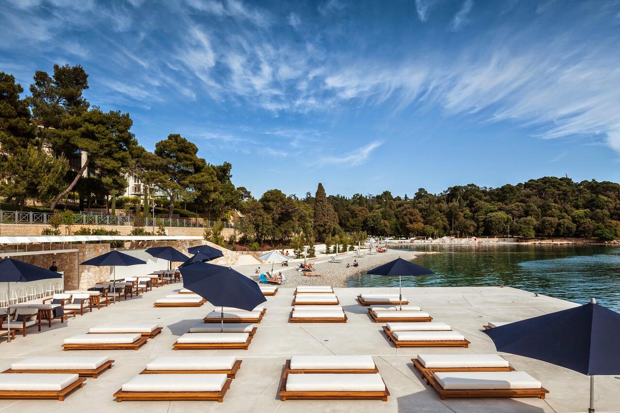 Nächster Strand - Ferienwohnungen mit Parkplatz Rovinj