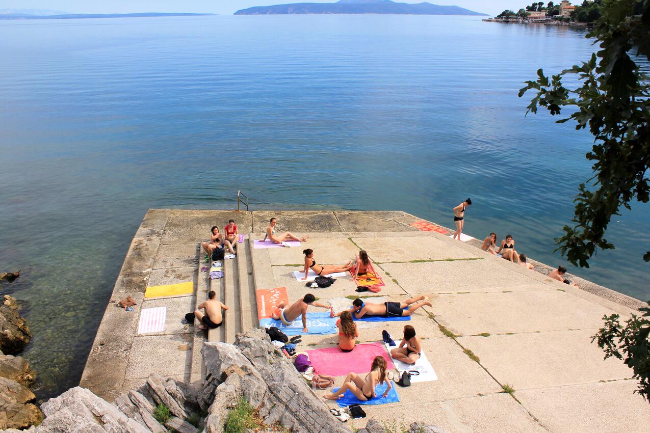 Najbliža plaža - Kuća za odmor s bazenom Lovran, Opatija