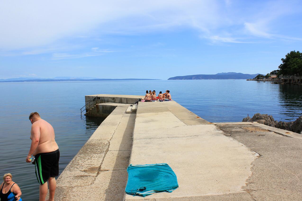 Najbliža plaža - Kuća za odmor s bazenom Lovran, Opatija