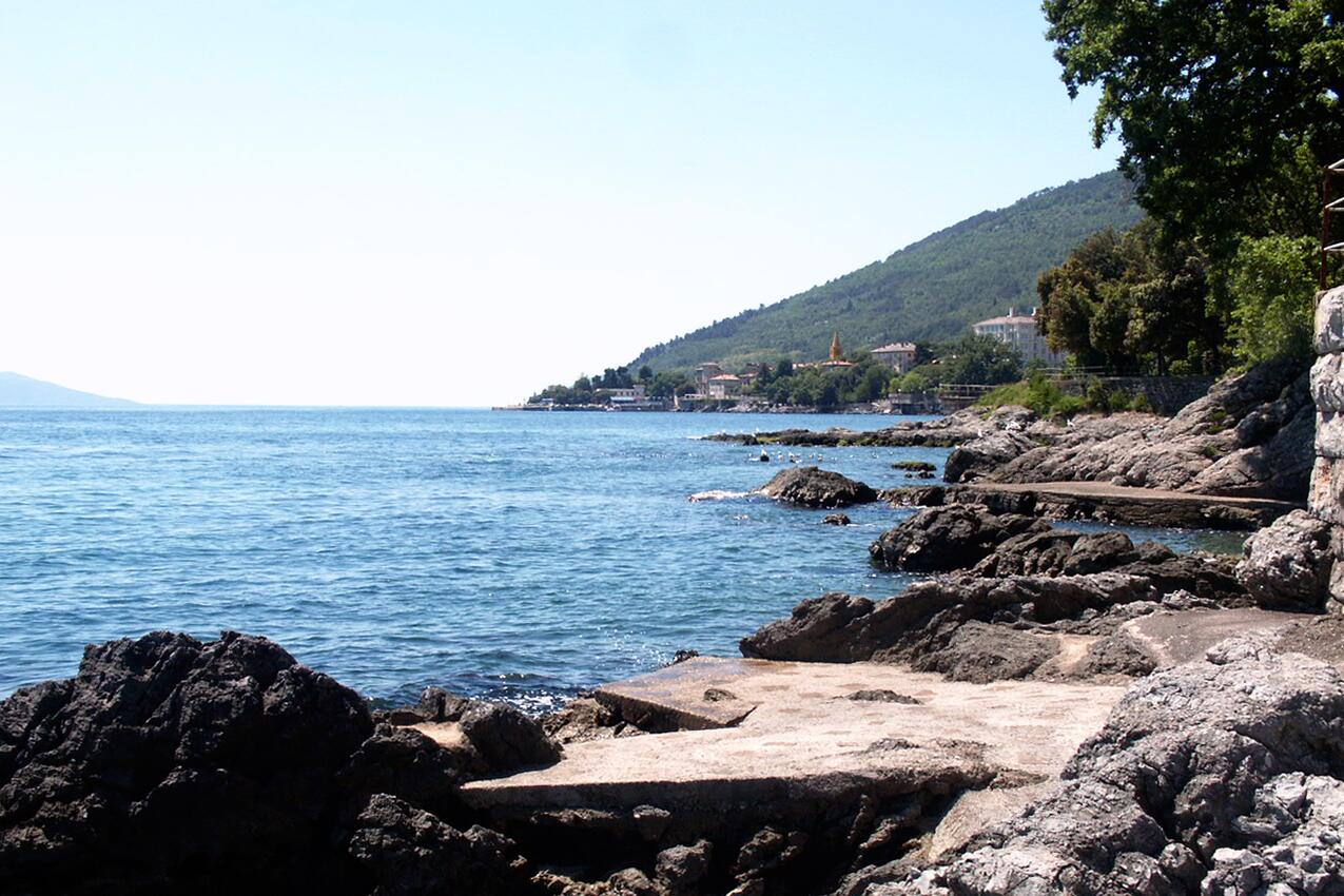 Nærmeste strand - Leiligheter med parkering Lovran, Opatija