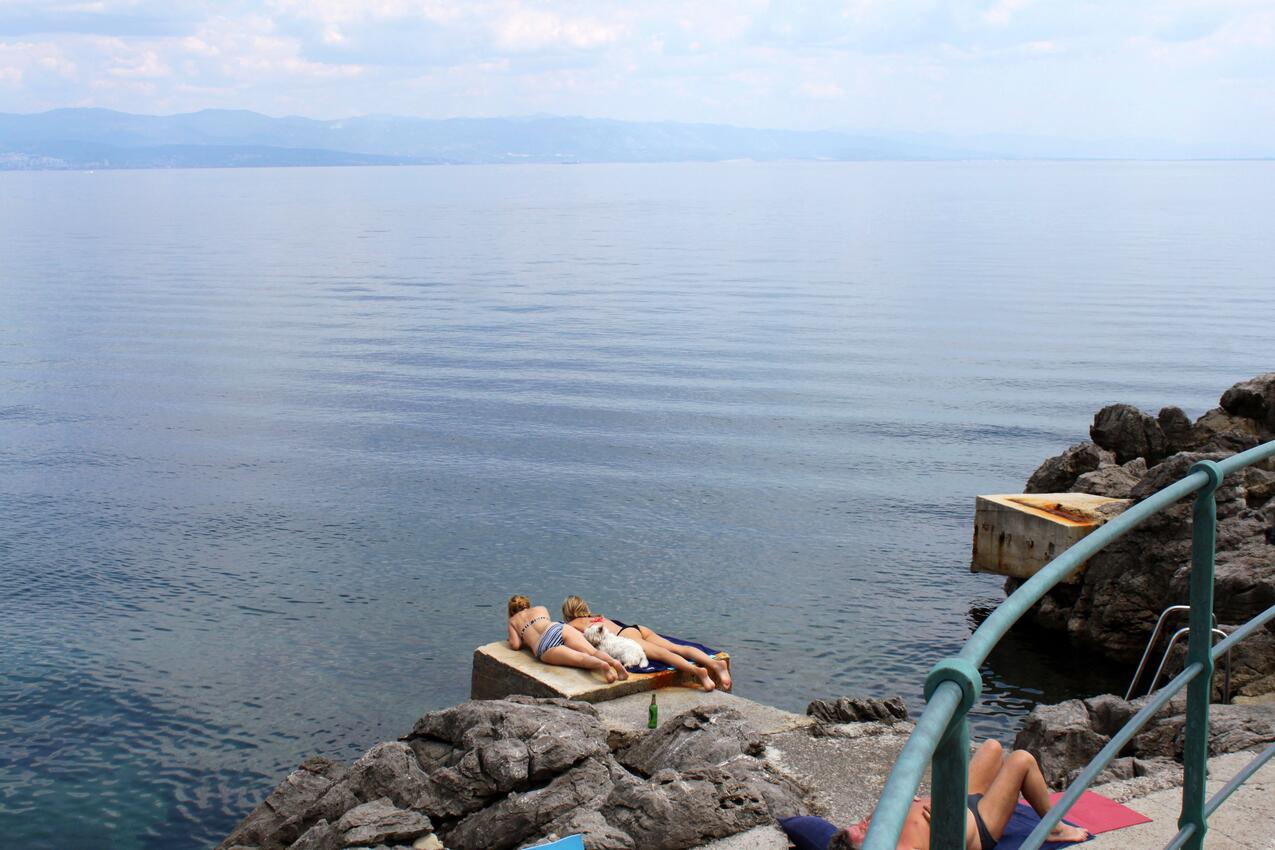 La spiaggia più vicina - Appartamenti con parcheggio Laurana - Lovran, Abbazia - Opatija