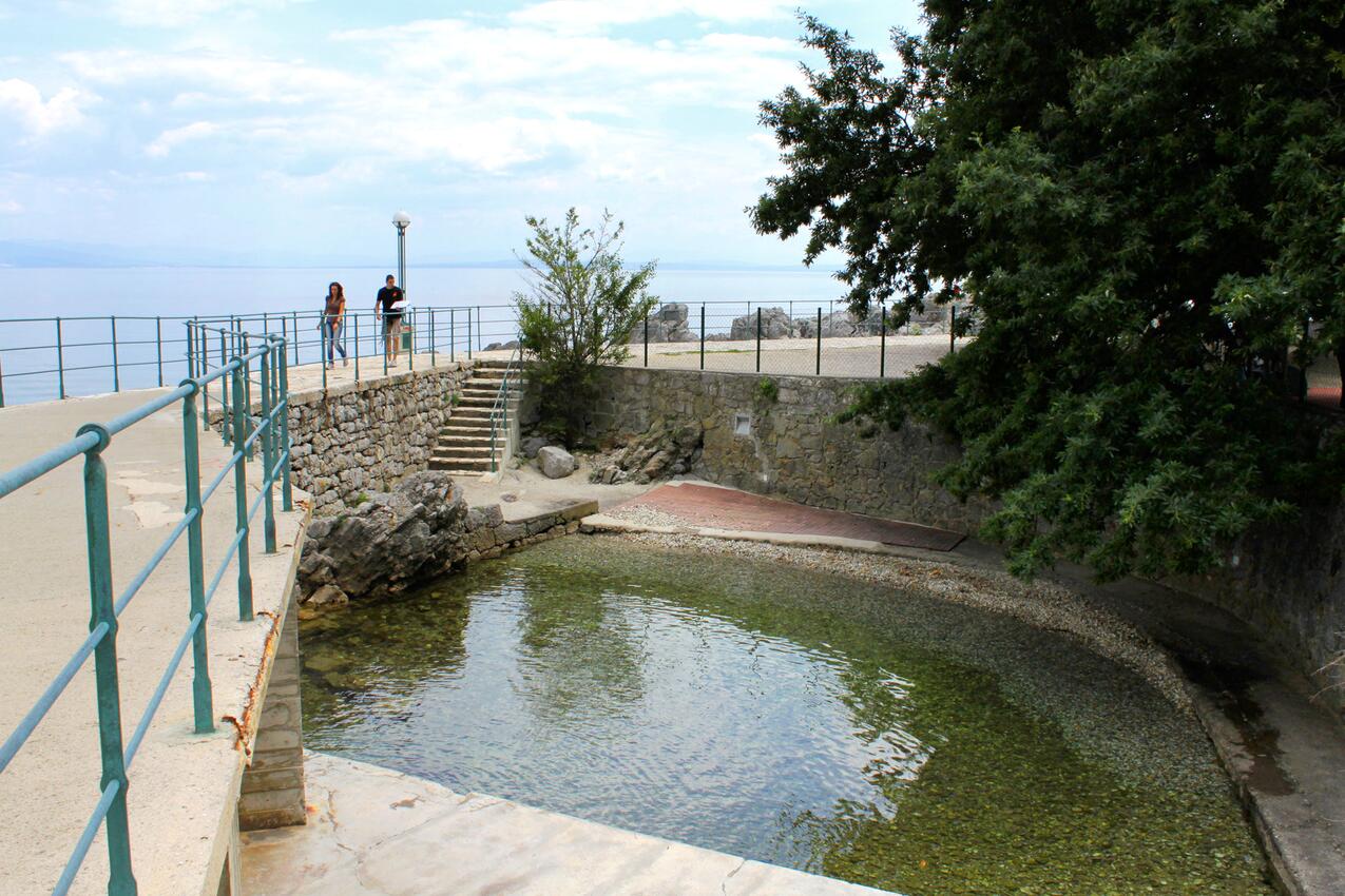 La spiaggia più vicina - Appartamenti con parcheggio Laurana - Lovran, Abbazia - Opatija
