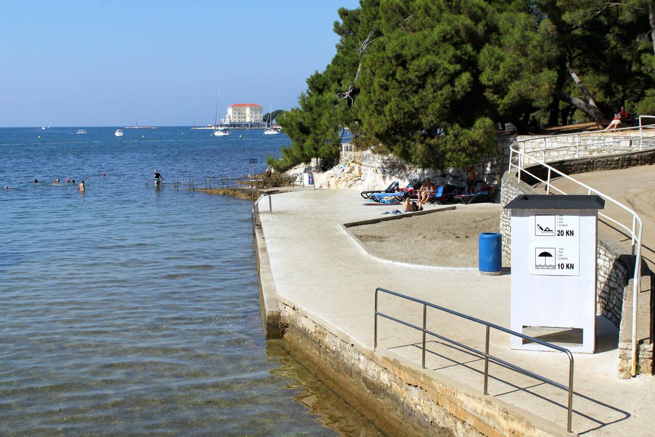 Najbliža plaža - Sobe s privatnim parkingom Filipini, Poreč