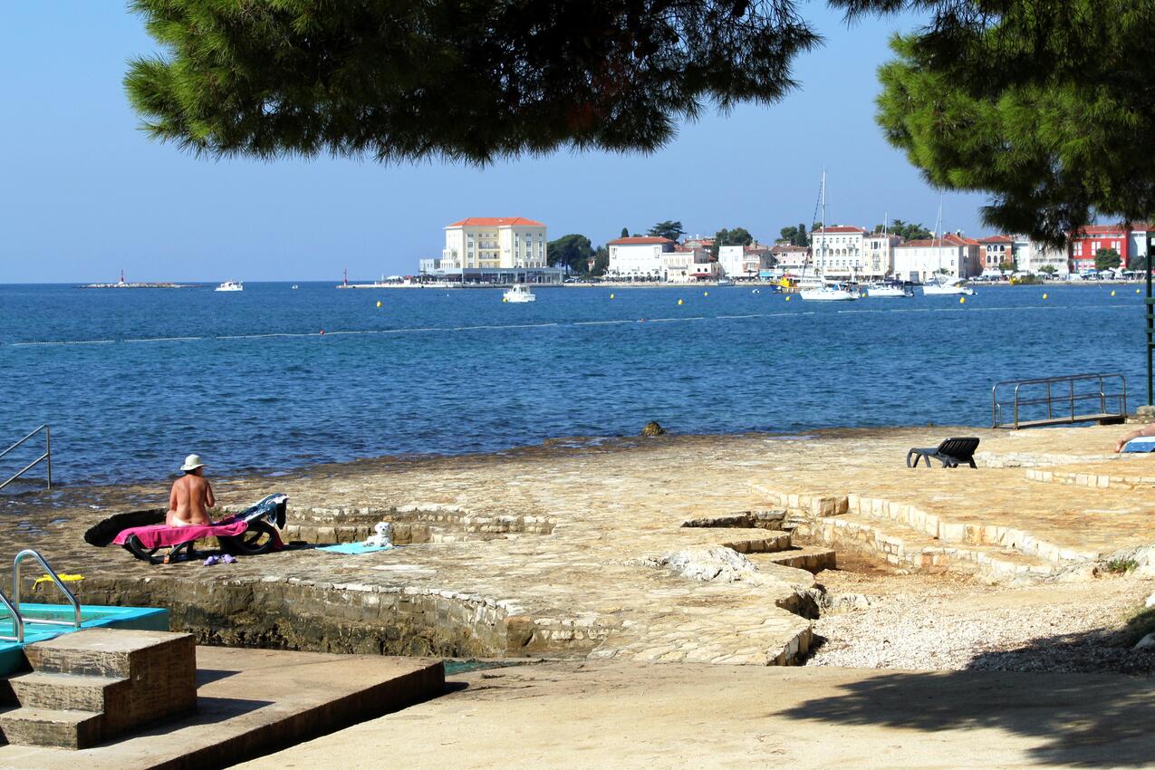 Najbliža plaža - Sobe s privatnim parkingom Filipini, Poreč