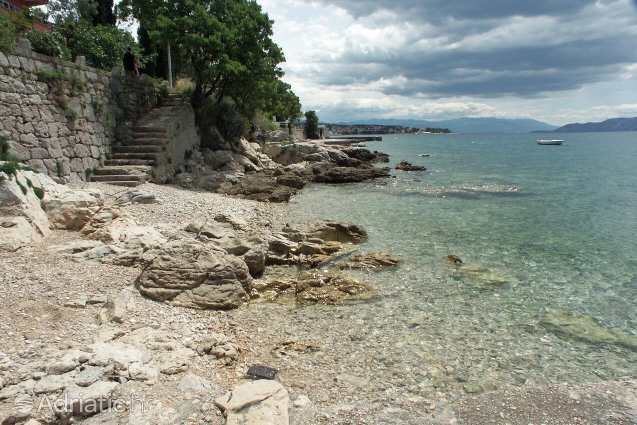 Najbliža plaža - Apartmani uz more Crikvenica