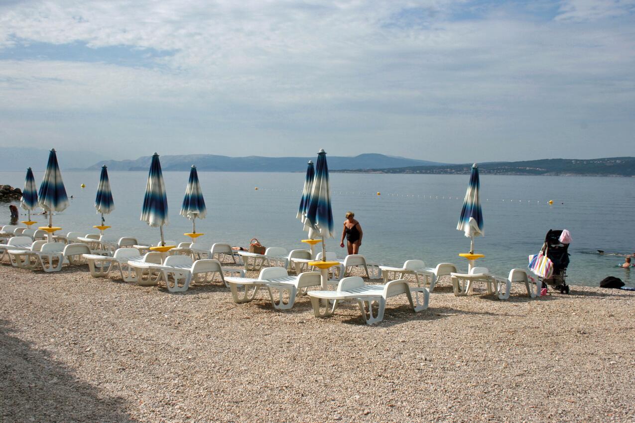 Nächster Strand - Ferienwohnungen am Meer Dramalj, Crikvenica
