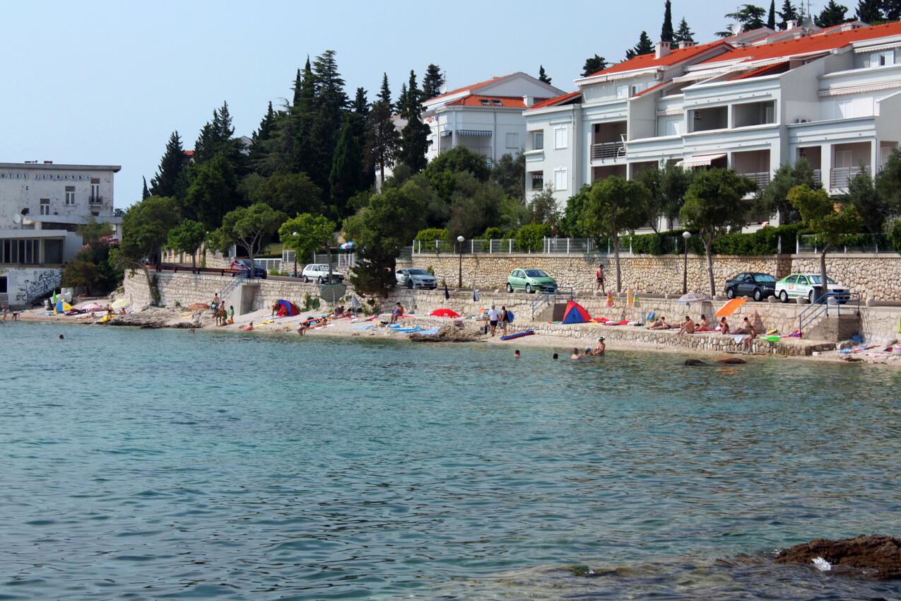 La spiaggia più vicina - Appartamenti accanto al mare Selce, Cirquenizza - Crikvenica