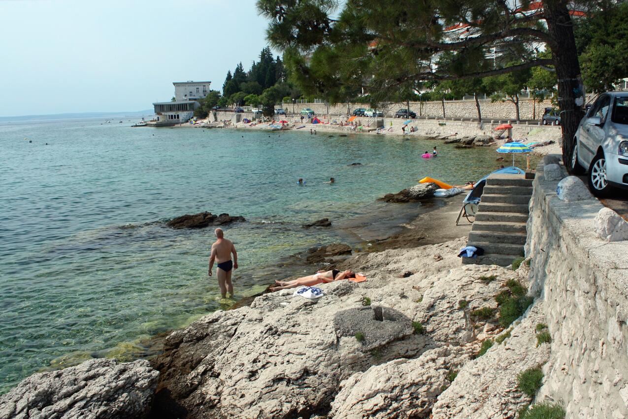 La spiaggia più vicina - Appartamenti accanto al mare Selce, Cirquenizza - Crikvenica